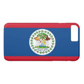 Coques Case-Mate iPhone Drapeau du Belize (Dos (Horizontal))