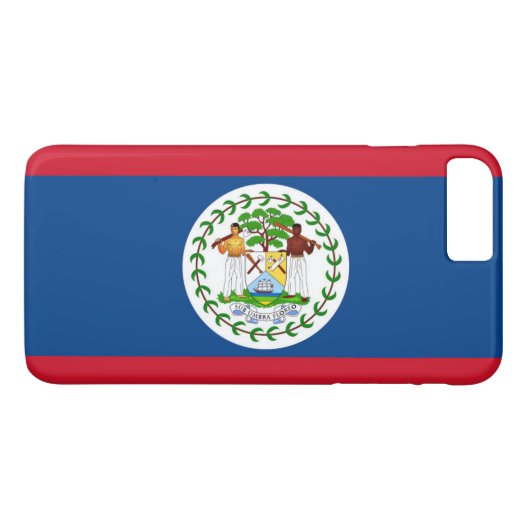 Coques Case-Mate iPhone Drapeau du Belize (Dos (Horizontal))