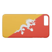 Coques Case-Mate iPhone Drapeau du Bhutan (Dos (Horizontal))