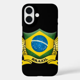 Coques iPhone 16 Drapeau du Brésil