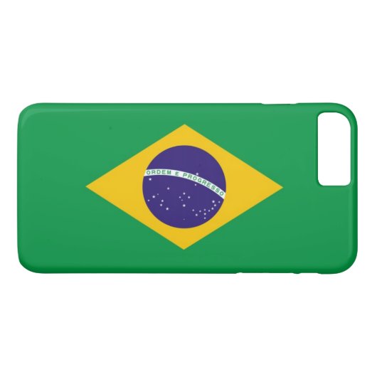 Coques Case-Mate iPhone Drapeau du Brésil (Dos (Horizontal))