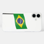 Coques Case-Mate iPhone Drapeau du Brésil (Verso (horizontal))