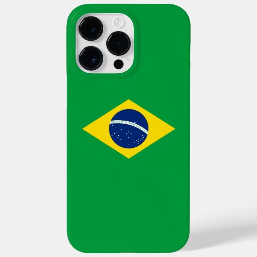 Coques Case-Mate iPhone Drapeau du Brésil (Verso)