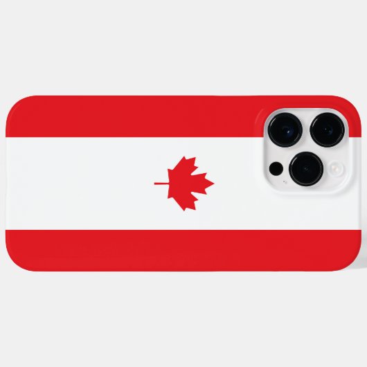 Coques Case-Mate iPhone Drapeau du Canada (Verso (horizontal))