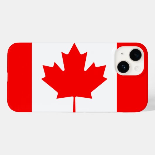 Coques Case-Mate iPhone Drapeau du Canada (Verso (horizontal))
