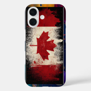 Coques iPhone 16 Drapeau du Canada