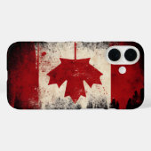 Coques Case-Mate iPhone Drapeau du Canada (Verso (horizontal))
