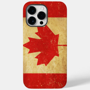 Coque Pour Pour iPhone 14 Pro Max Drapeau du Canada Conception Vintage