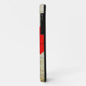 Coques Case-Mate iPhone Drapeau du Canada grunge (Dos/Gauche)