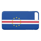 Coques Case-Mate iPhone Drapeau du Cap-Vert (Dos (Horizontal))
