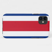 Coques Case-Mate iPhone Drapeau du Costa Rica (Dos (Horizontal))