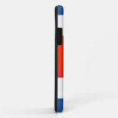 Coques Case-Mate iPhone Drapeau du Costa Rica (Dos/Droite)