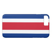 Coques Case-Mate iPhone Drapeau du Costa Rica (Dos (Horizontal))