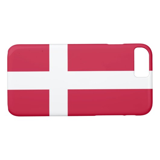 Coques Case-Mate iPhone Drapeau du Danemark (Dos (Horizontal))