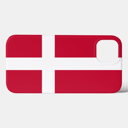 Coques Case-Mate iPhone Drapeau du Danemark (Verso (horizontal))