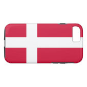 Coques Case-Mate iPhone Drapeau du Danemark (Dos (Horizontal))