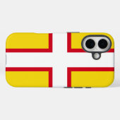 Coques Case-Mate iPhone Drapeau du Dorset (Verso (horizontal))