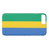 Coques Case-Mate iPhone Drapeau du Gabon (Dos (Horizontal))