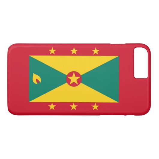 Coques Case-Mate iPhone Drapeau du Grenada (Dos (Horizontal))