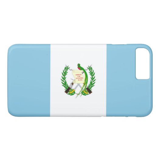 Coques Case-Mate iPhone Drapeau du Guatemala (Dos (Horizontal))