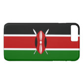 Coques Case-Mate iPhone Drapeau du Kenya (Dos (Horizontal))