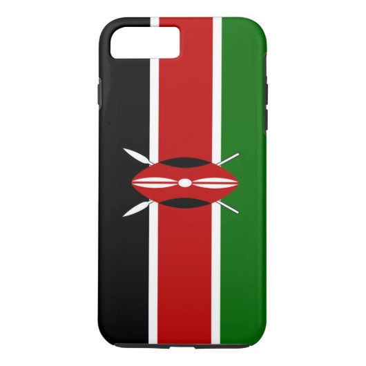 Coques Case-Mate iPhone Drapeau du Kenya (Dos)