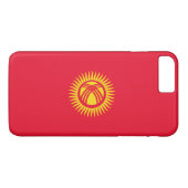 Coques Case-Mate iPhone Drapeau du Kirghizistan (Dos (Horizontal))