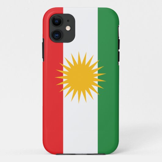 Coques Case-Mate iPhone Drapeau du Kurdistan (Dos)