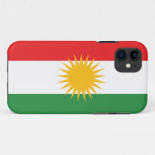 Coques Case-Mate iPhone Drapeau du Kurdistan (Dos (Horizontal))