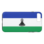 Coques Case-Mate iPhone Drapeau du Lesotho (Dos (Horizontal))