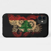 Coques Case-Mate iPhone Drapeau du Liban (Dos (Horizontal))