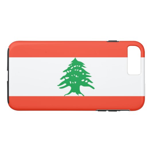 Coques Case-Mate iPhone Drapeau du Liban (Dos (Horizontal))