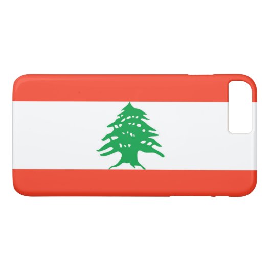 Coques Case-Mate iPhone Drapeau du Liban (Dos (Horizontal))
