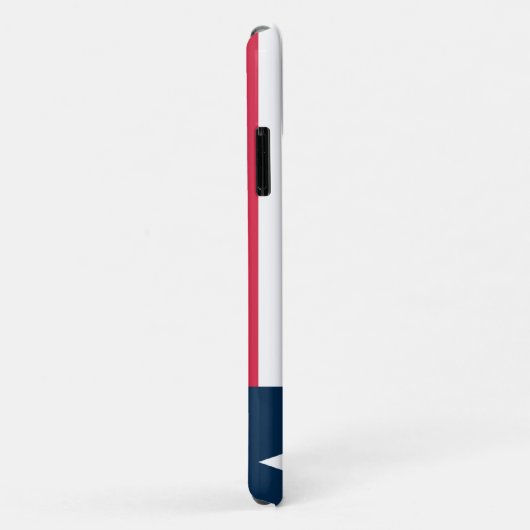 Coques Case-Mate iPhone Drapeau du Libéria (Dos/Droite)