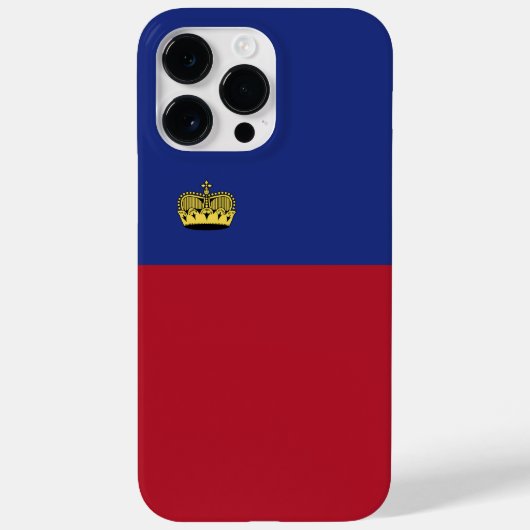 Coques Case-Mate iPhone Drapeau du Liechtenstein (Verso)