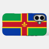 Coques Case-Mate iPhone Drapeau du Lincolnshire (Verso (horizontal))