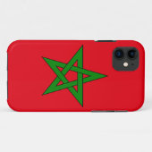 Coques Case-Mate iPhone Drapeau du Maroc (Dos (Horizontal))