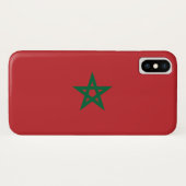 Coques Case-Mate iPhone Drapeau du Maroc (Dos (Horizontal))