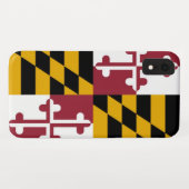 Coques Case-Mate iPhone Drapeau du Maryland (Dos (Horizontal))