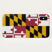 Coques Case-Mate iPhone Drapeau du Maryland (Dos (Horizontal))