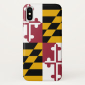Coques Case-Mate iPhone Drapeau du Maryland (Dos)