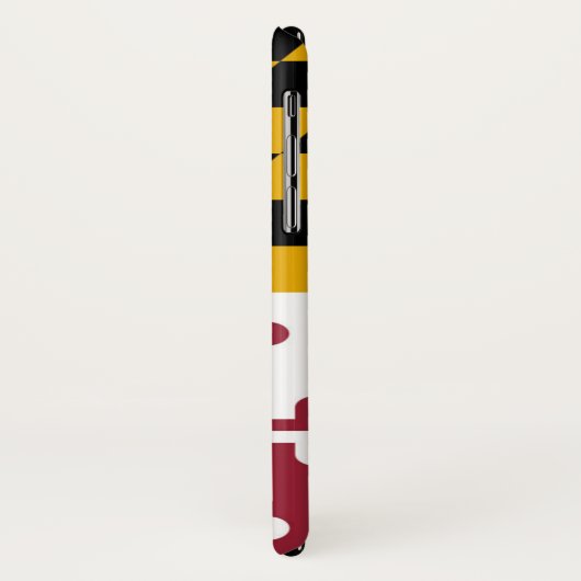 Coques Case-Mate iPhone Drapeau du Maryland (Dos/Gauche)