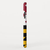 Coques Case-Mate iPhone Drapeau du Maryland (Dos/Droite)