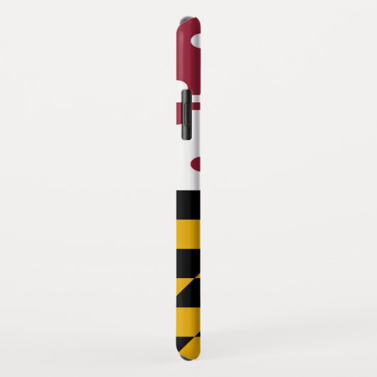 Coques Case-Mate iPhone Drapeau du Maryland (Dos/Droite)