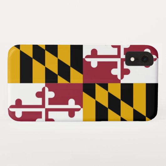 Coques Case-Mate iPhone Drapeau du Maryland (Dos (Horizontal))