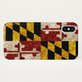Coques Case-Mate iPhone Drapeau du Maryland (Dos (Horizontal))