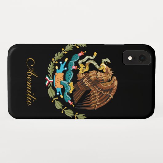 Coques Case-Mate iPhone Drapeau du Mexique (Dos (Horizontal))