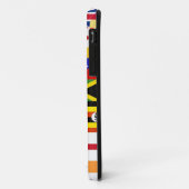Coques Case-Mate iPhone Drapeau du monde collage (Dos/Gauche)