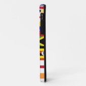 Coques Case-Mate iPhone Drapeau du monde collage (Dos/Gauche)