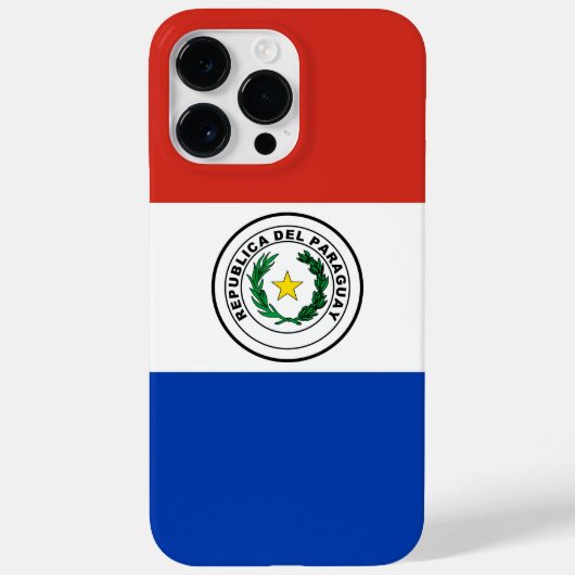 Coques Case-Mate iPhone Drapeau du Paraguay (Verso)